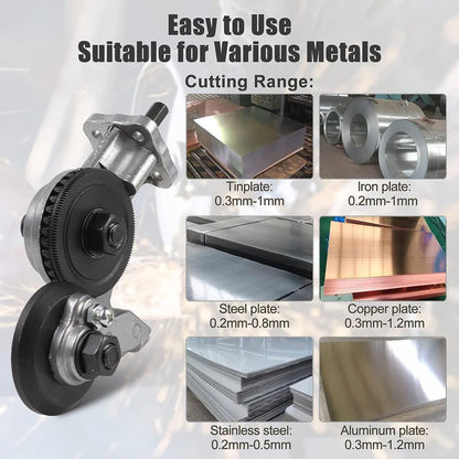Electric Drill Sheet Metal Cutter Tool