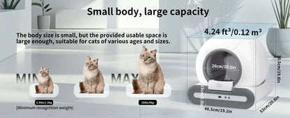 Smart Self-Cleaning Cat Litter Box