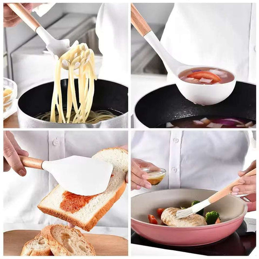12PCS Silicone Cooking Utensil Set