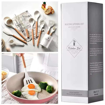 12PCS Silicone Cooking Utensil Set