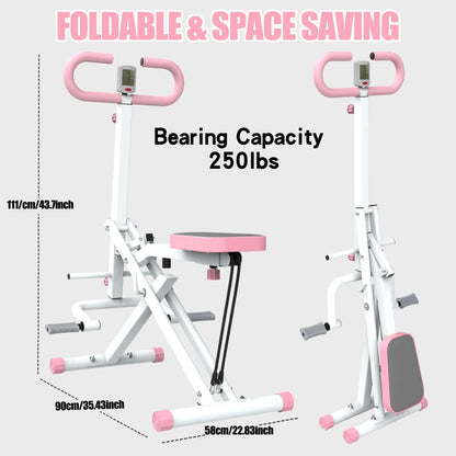 Compact Foldable Home Squat Machine