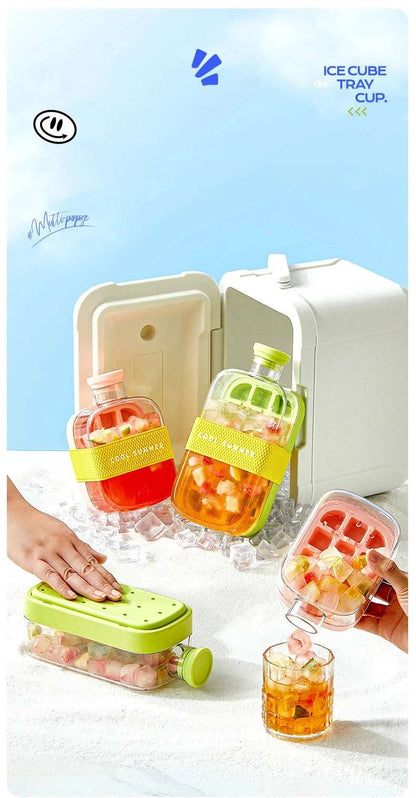 Leakproof Ice Cube Maker Bottle