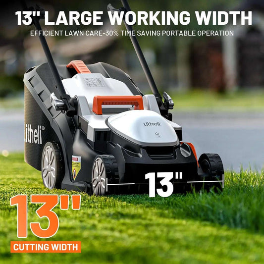 Cordless Electric Lawn Mower with Battery Power