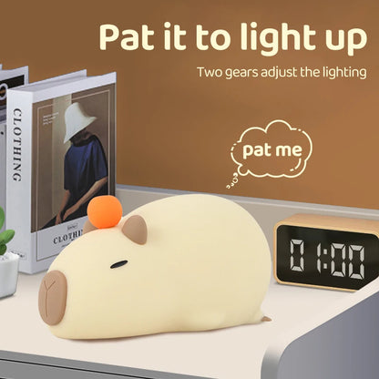 Capybara Night Light for Kids Room