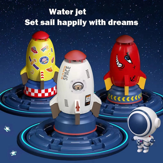 Rocket Sprinkler Toy for Backyard Fun