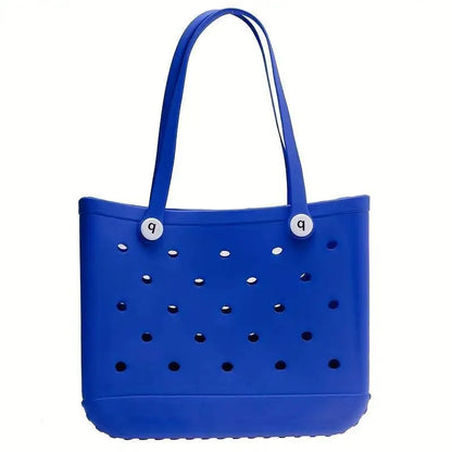 Waterproof EVA Rubber Tote Bag – M/L/XL Beach & Picnic Basket