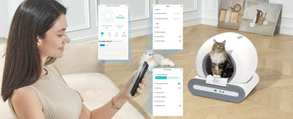 Smart Self-Cleaning Cat Litter Box