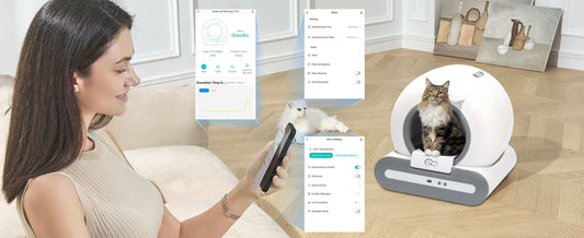 Smart Self-Cleaning Cat Litter Box
