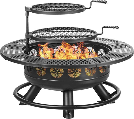 36 Inch Outdoor Fire Pit Grill Table