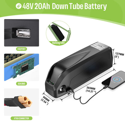 48V 750W Mid Drive Ebike Conversion Kit