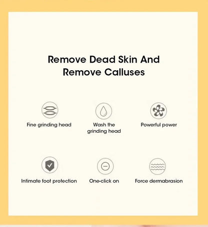 Electric Foot Callus Remover with LED