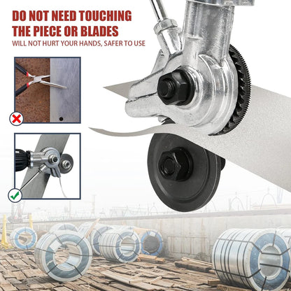Electric Drill Sheet Metal Cutter Tool