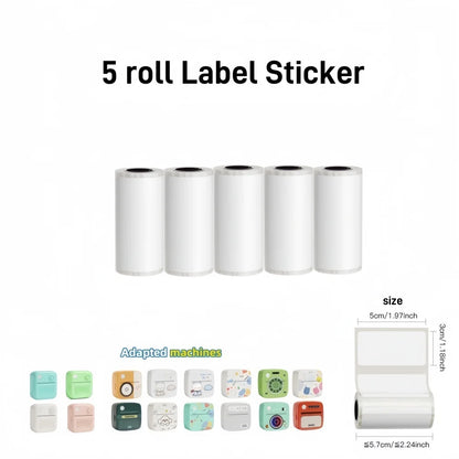 Mini Wireless Thermal Printer – Inkless Pocket Sticker Printer