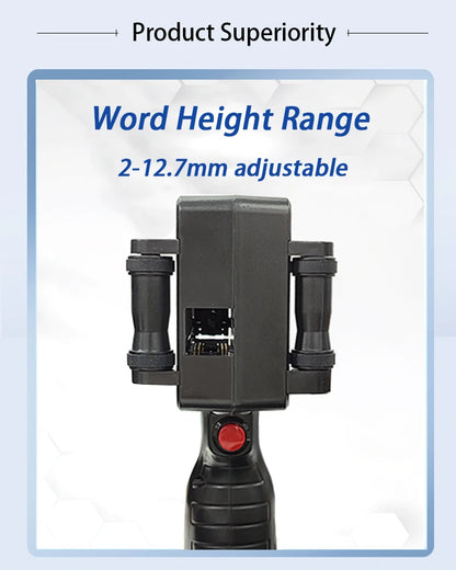 Handheld Inkjet Printer – 600DPI Portable Label Gun