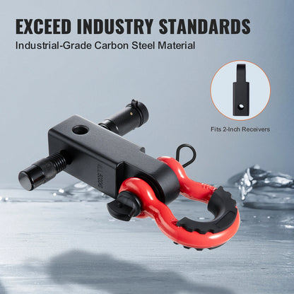 17,000 lbs Heavy Duty Hitch Receiver Shackle