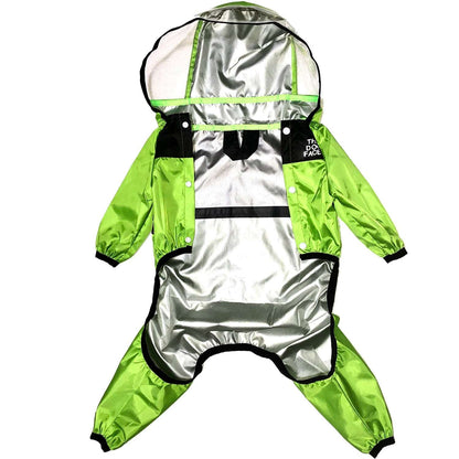Fashion Waterproof Dog Raincoat with Hood