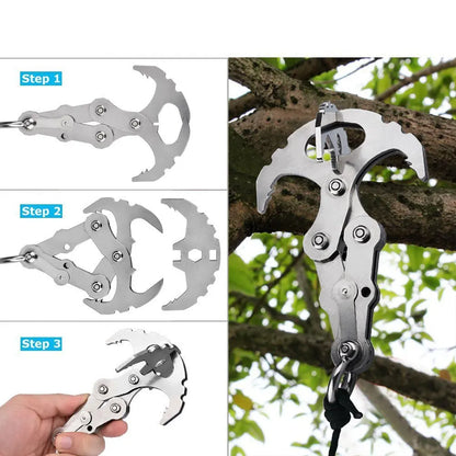 Stainless Steel Folding Grappling Hook