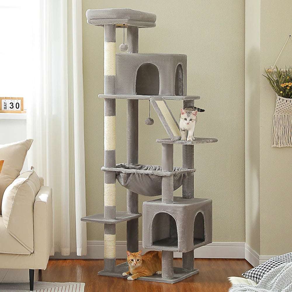 180cm Large Cat Tree Tower with Hammock