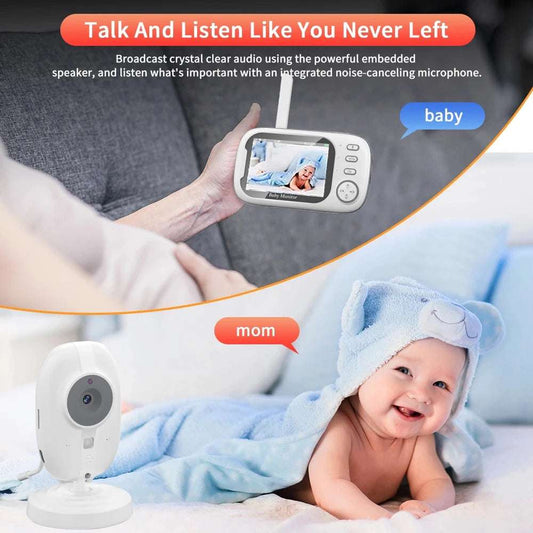 3.5" HD Wireless Baby Monitor Camera