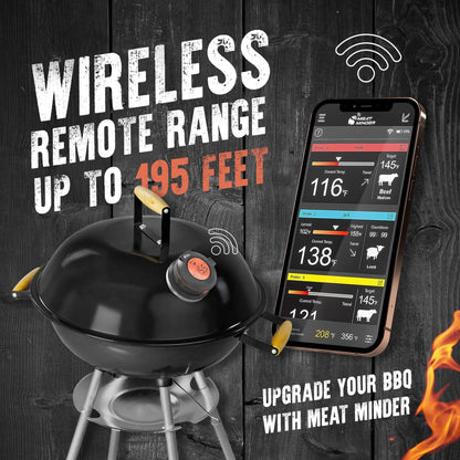 Smart Bluetooth BBQ Thermometer | 4-Probe Wireless Grill Sensor