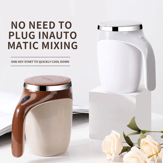 Automatic Cooling and Mixing Mug for Coffee