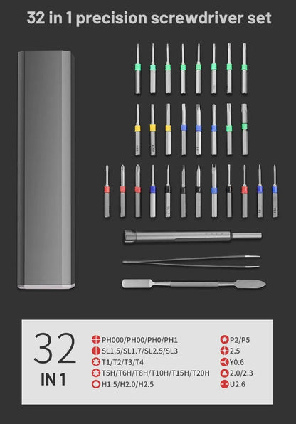 Precision Screwdriver Set 8/32/43/46 in 1 Magnetic Repair Kit