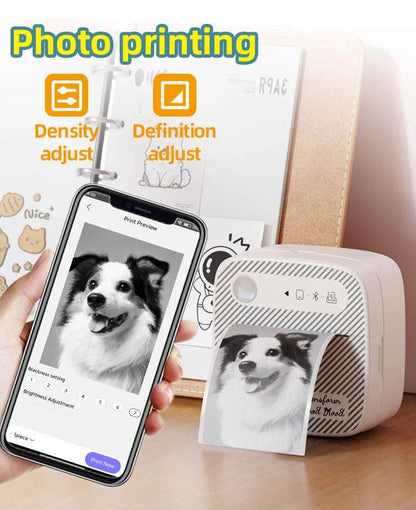 Mini Wireless Thermal Printer – Inkless Pocket Sticker Printer