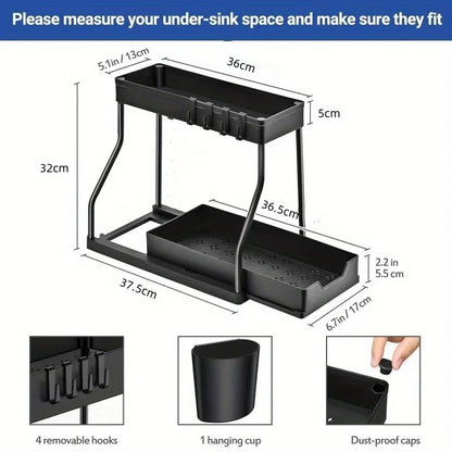 Multi-Tier Kitchen Utensil & Spice Organizer