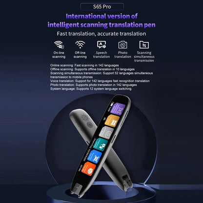 NEW Intelligent Scanning Translation Pen S65 Pro