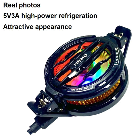 CX07 CX08 Pro Magnetic RGB Phone Cooler