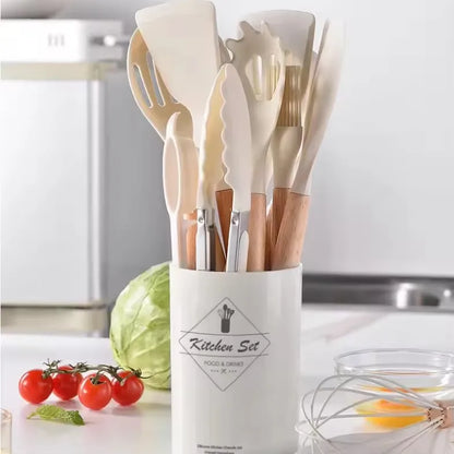 12PCS Silicone Cooking Utensil Set