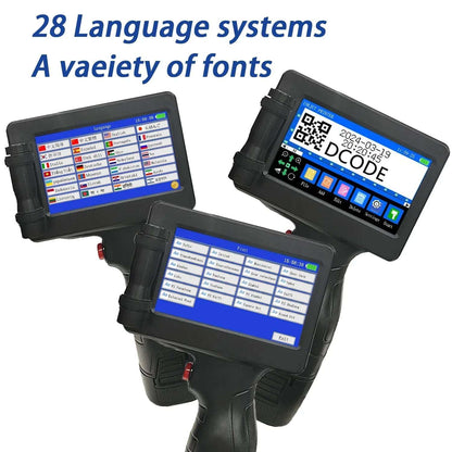 Handheld Inkjet Printer – 600DPI Portable Label Gun