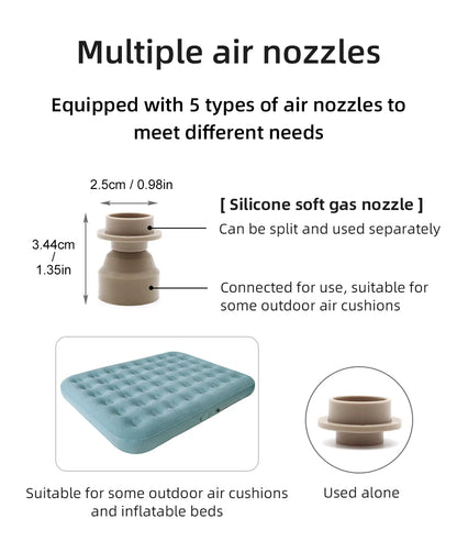 Camping Electric Air Pump with Light
