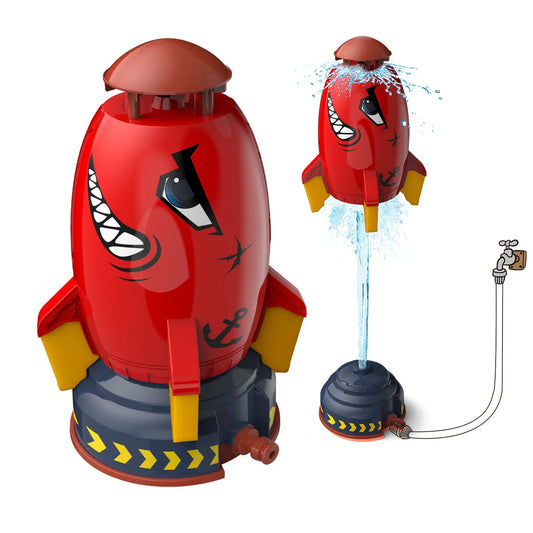 Rocket Sprinkler Toy for Backyard Fun