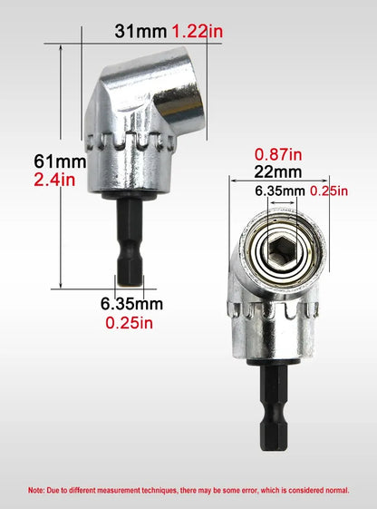 105° Drill Angle Adapter + 300mm Flexible Shaft Set