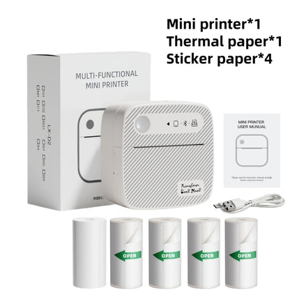 Mini Wireless Thermal Printer – Inkless Pocket Sticker Printer
