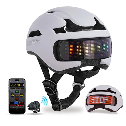 Smart LED Bike Helmet with App Control
