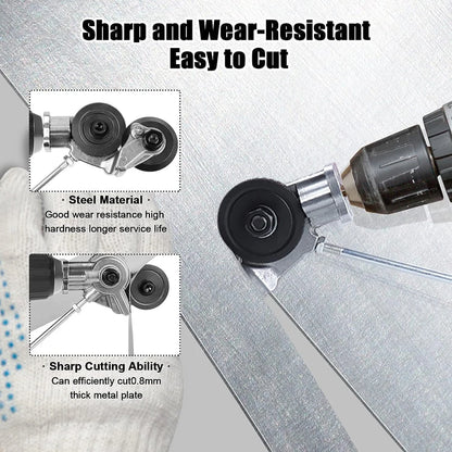 Electric Drill Sheet Metal Cutter Tool