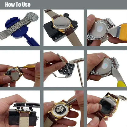 147 & 212PCS Watch Repair Tool Kit – Standard & Premium Set