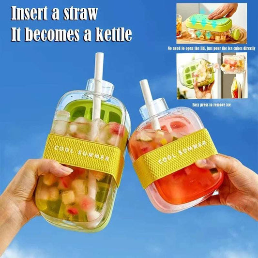 Leakproof Ice Cube Maker Bottle