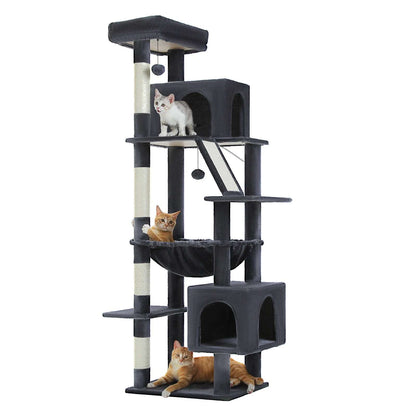 180cm Large Cat Tree Tower with Hammock