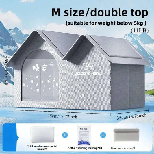 Pet Cooling House with A/C Function