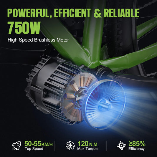 48V 750W Mid Drive Ebike Conversion Kit
