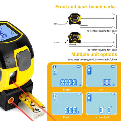 3-in-1 Digital Laser Tape Measure Tool