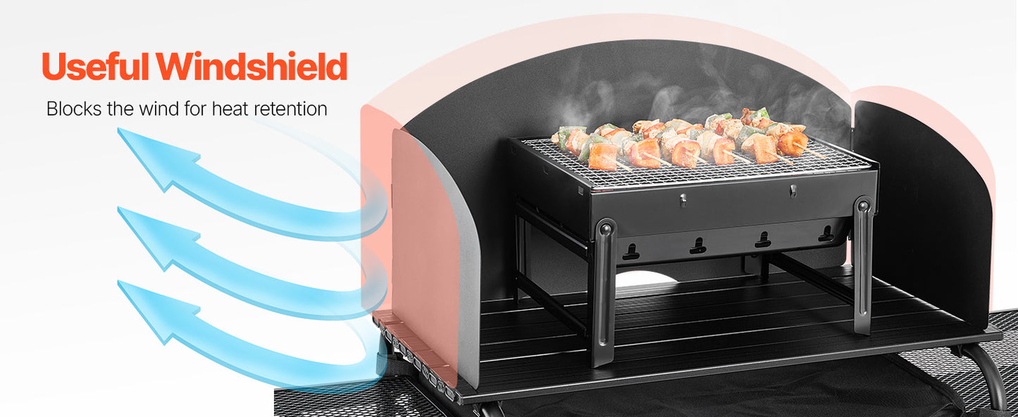 Folding Outdoor Camping Kitchen Grill Station