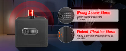 Digital Safe Box with Dual Alarm System