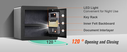 Digital Safe Box with Dual Alarm System